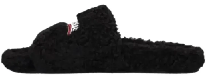 Balenciaga Fur Slides rep