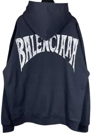 Balenciaga Glittered Logo Hoodie rep