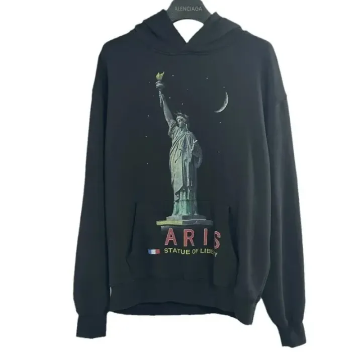 Balenciaga Paris Liberty Distressed Hoodie rep