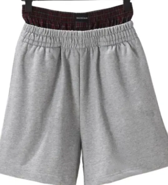 Balenciaga Shorts with Underwear (Grey-Red) rep