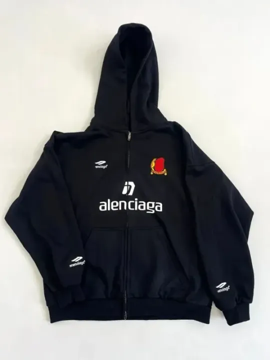 Balenciaga Soccer Zip-Up Hoodie rep