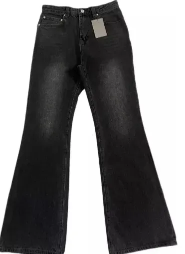 Budget Balenciaga Washed Flared Jeans rep