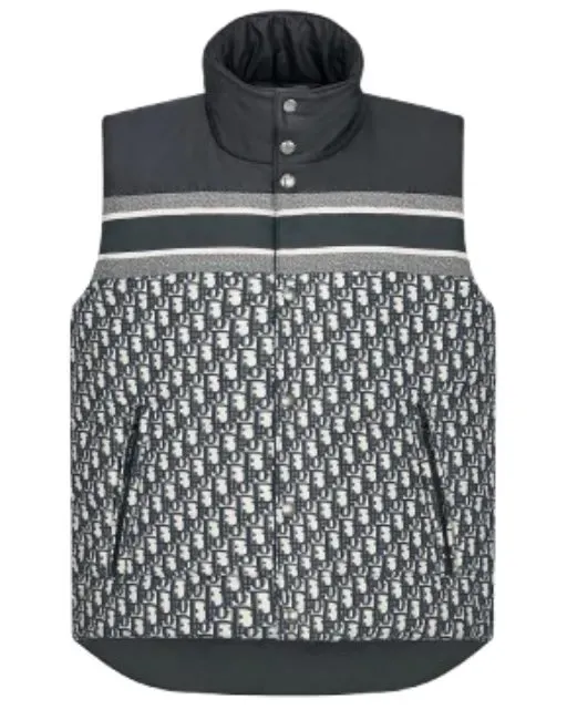 Dior DiorAlps Puffer Vest Gray and Black rep