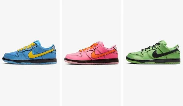 Dunk Powerpuff Shoes rep