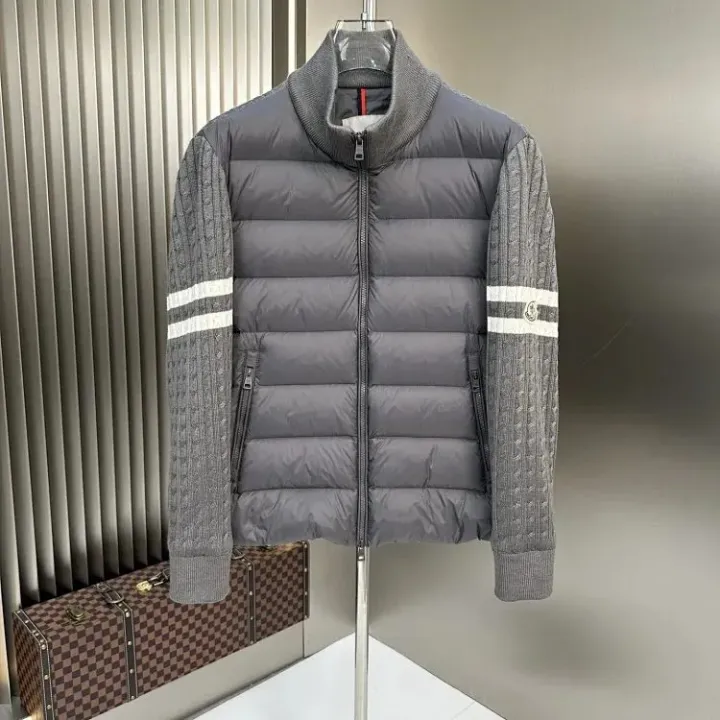 Moncler Jacket With Knitted Sleeves rep