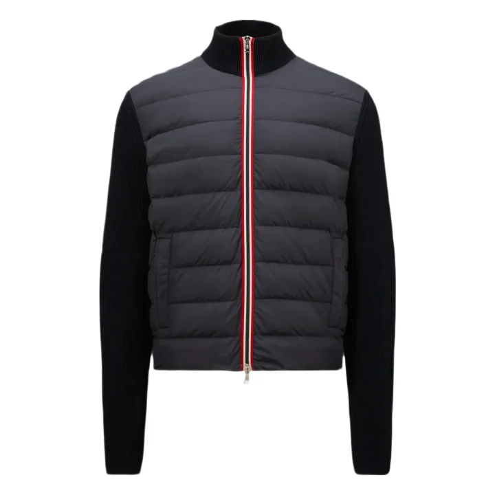 Moncler Padded Cotton Zip-Up Cardigan rep