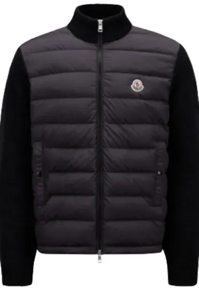 Moncler Tricot Hybrid Zip Cardigan rep