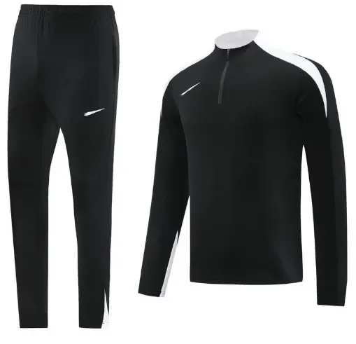 Nike Black-White Tracksuit Set rep