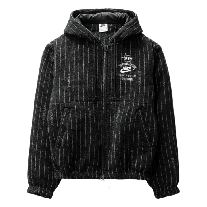Nike x Stussy Striped Wool Jacket rep