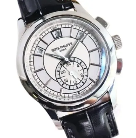 Patek Philippe Geneve Classic Watch With Leather Band rep