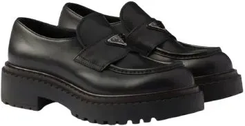 Prada Brushed Leather Shoes rep