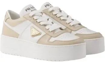 Prada Downtown Bold Leather Sneakers rep