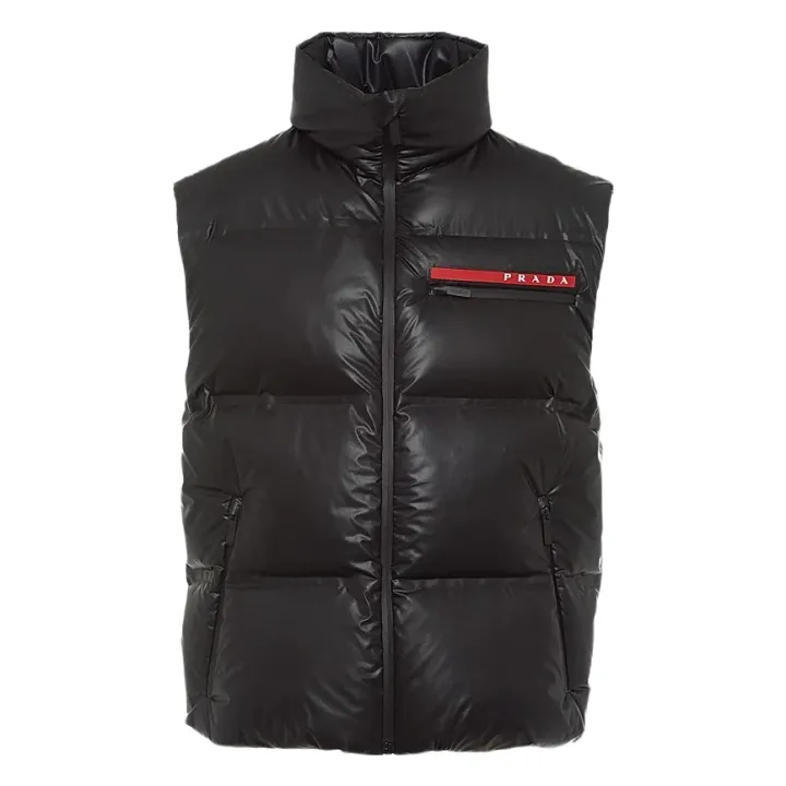 Prada Re-Nylon Linea Rossa Down Puffer Vest rep