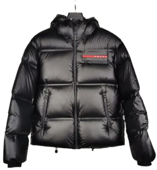 Prada Technical Puffer Jacket Black rep