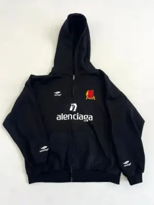 Balenciaga Soccer Zip-Up Hoodie rep