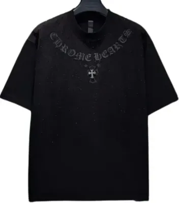Chrome Hearts Shiny Tee With Rhinestones rep