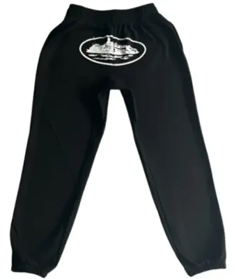 Corteiz Alcatraz Basic Black Pants rep