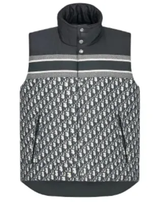 Dior DiorAlps Puffer Vest Gray and Black rep