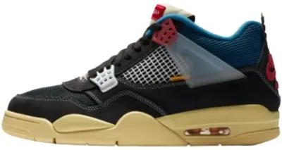 Jordan 4 Union Black Noir rep