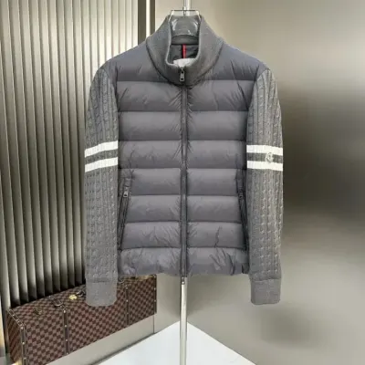 Moncler Jacket With Knitted Sleeves rep