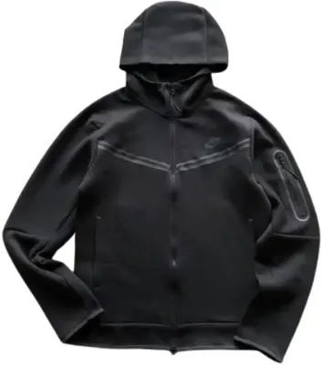 Nike Tech Fleece Black Hoodie rep