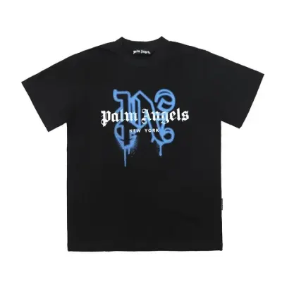 Palm Angels Monogram NY Spray Tee rep