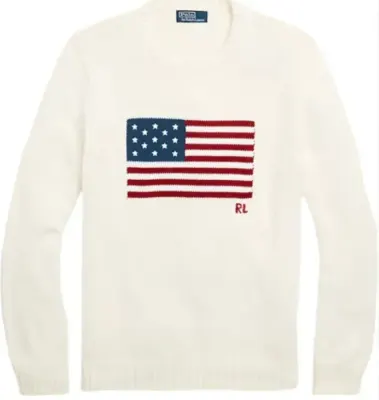 Polo USA Flag Sweater (Beige) rep