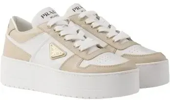 Prada Downtown Bold Leather Sneakers rep