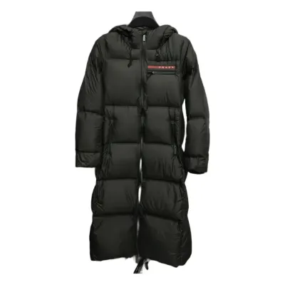 Prada Oversized Technical Re-Nylon Down Coat rep