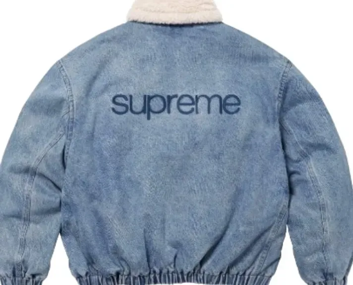 Supreme Denim Sherpa Jacket rep