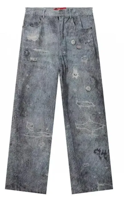 Supreme HJR FW24 Week11 Trompe L'oeil Loose Fit Jean rep