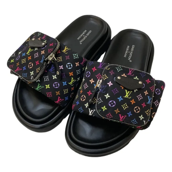 Takashi Murakami x LV Pool Pillow Comfort Shoes rep