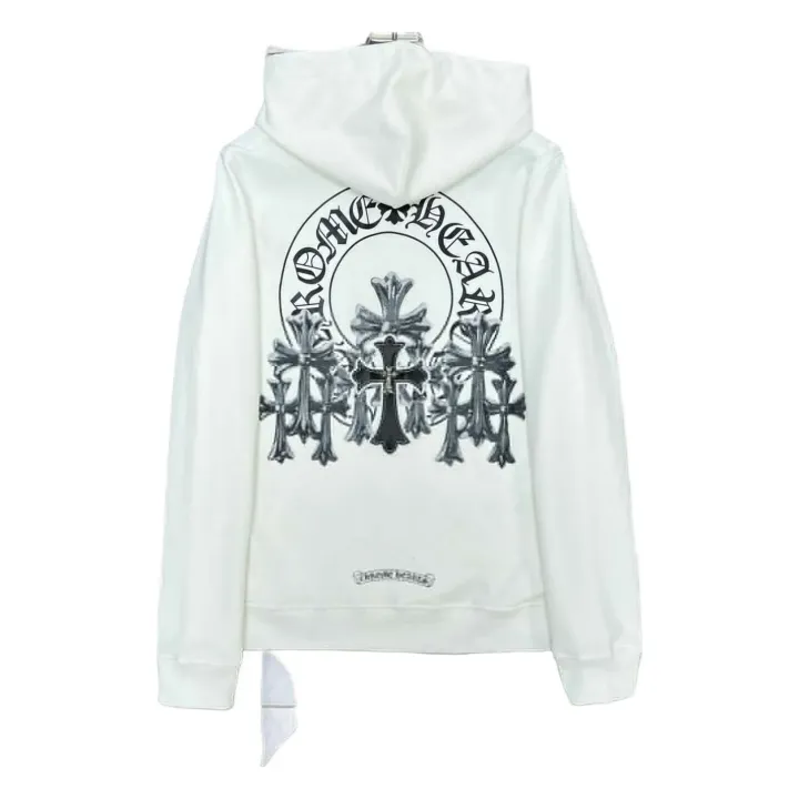 White Chrome Hearts Hoodie rep